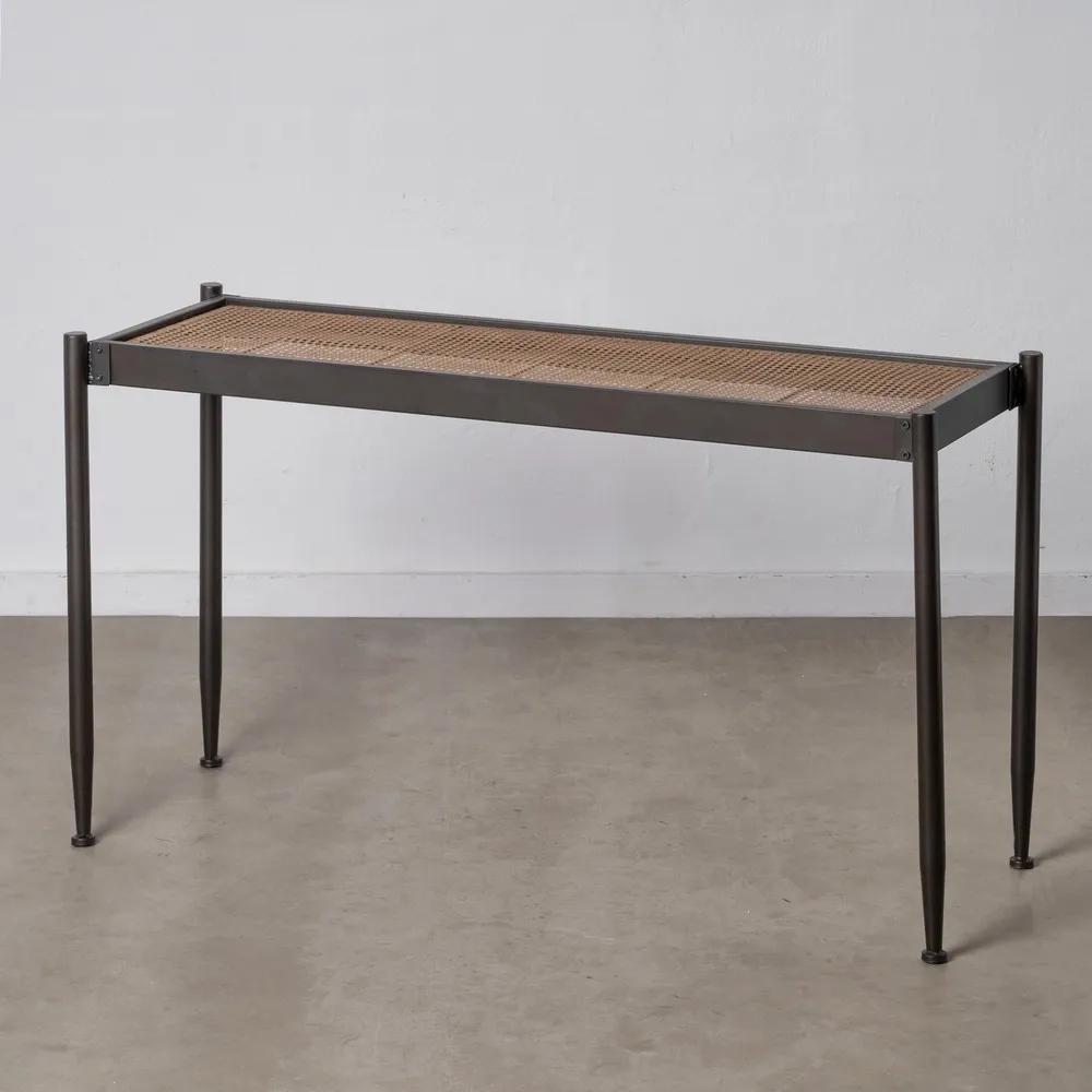 Consola Natural-Black, Metal, Negru Bej - creativdeco.ro [3]