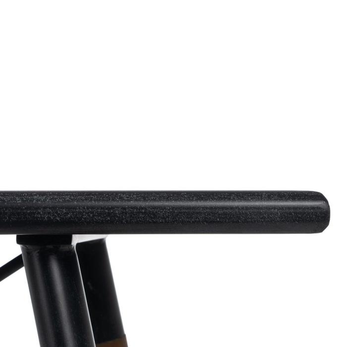 Imagine consolă neagră cu picioare lemn [6]