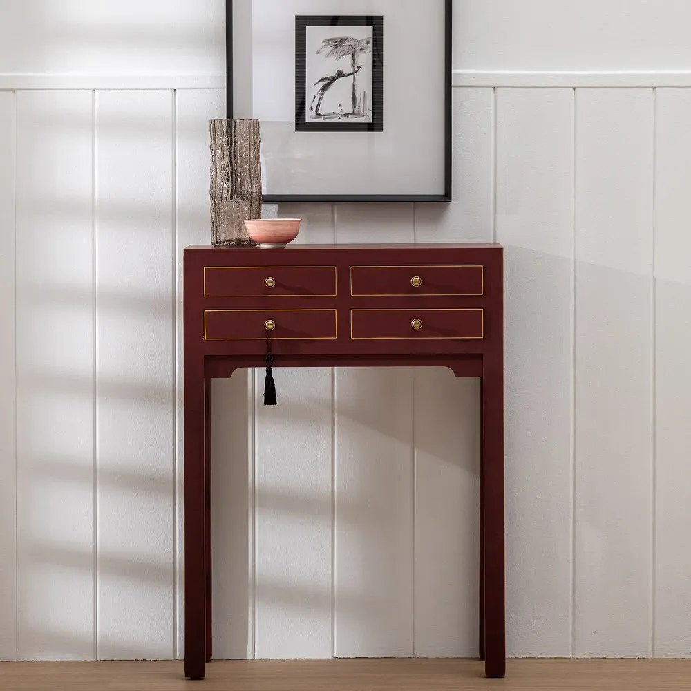 Consola ingusta grena design oriental | Mobilier hol elegant [2]