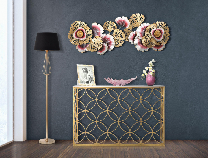 Consola Star marmura, auriu alb - creativdeco.ro [2]