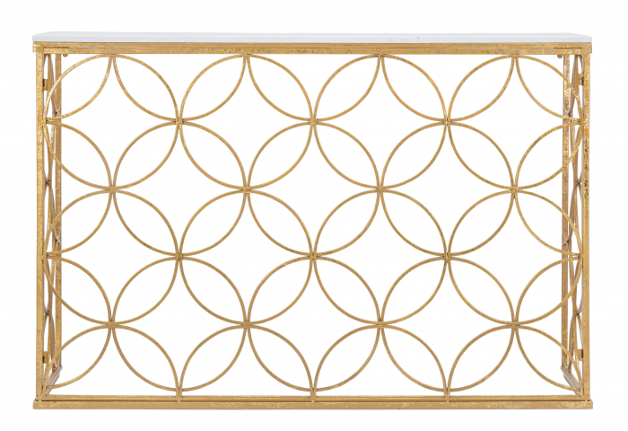 Consola Star marmura, auriu alb - creativdeco.ro [4]