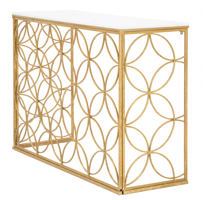 Consola Star marmura, auriu alb - creativdeco.ro [5]