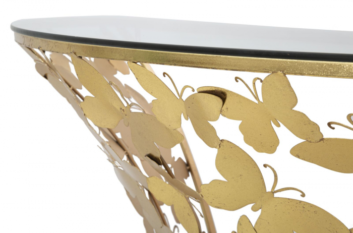 Consola suspendata cu fluturi 3D | Mobilier glamour CreativDeco [3]