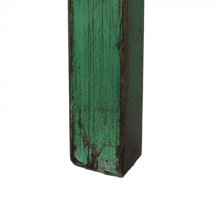Consola Verde Antichizata din Lemn de Pin - Accente Vintage CreativDeco [10]