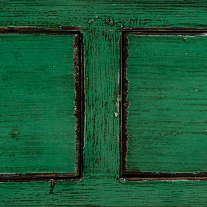 Consola Verde Antichizata din Lemn de Pin - Accente Vintage CreativDeco [9]