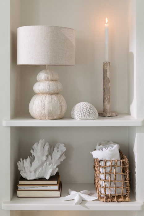 Coral rotund, polirasina, alb - CreativDeco.ro [7]