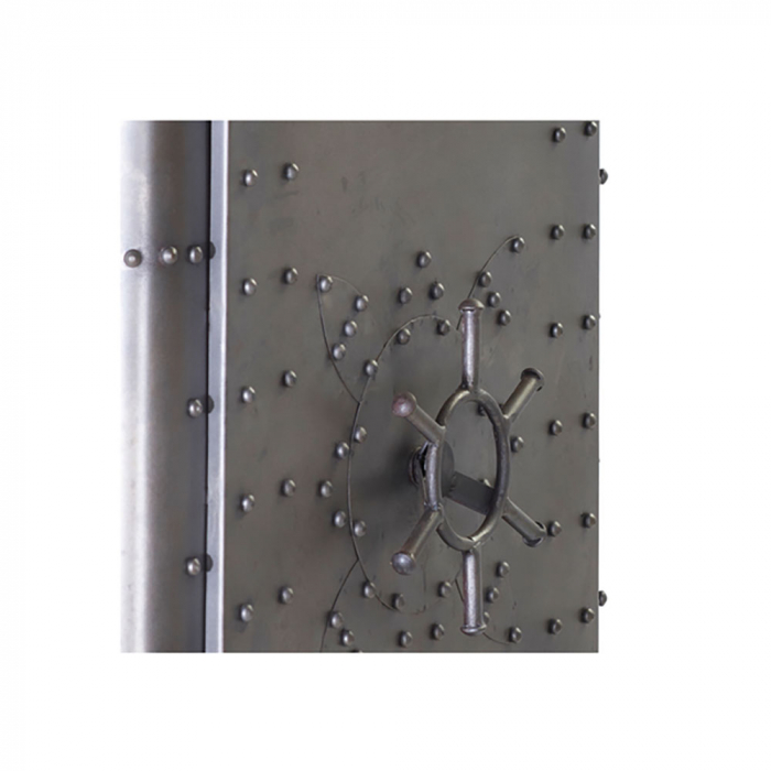Corp de depozitare Safe metalic gunmetal – stil industrial statement [3]