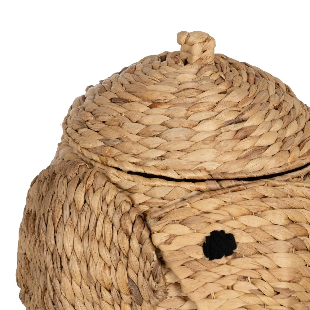 Coș de Depozitare cu Capac Elefant- Prietenii Animalelor | solutii organizare jucării| CreativDeco [4]