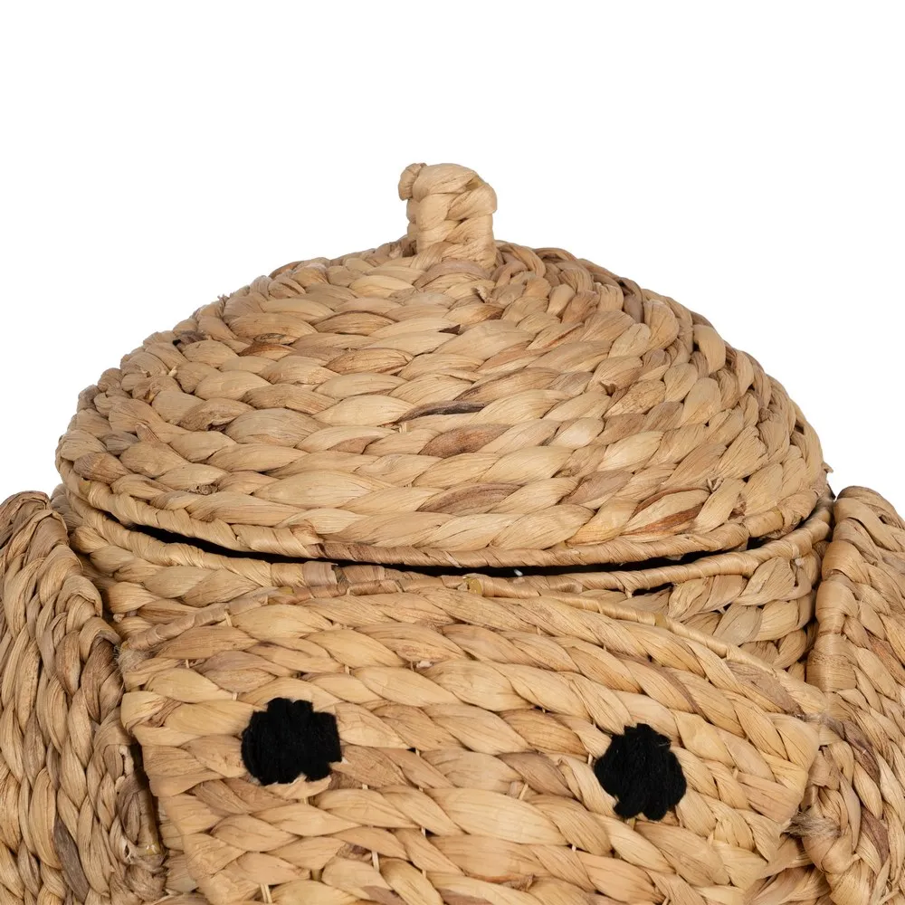 Coș de Depozitare cu Capac Elefant- Prietenii Animalelor | solutii organizare jucării| CreativDeco [8]