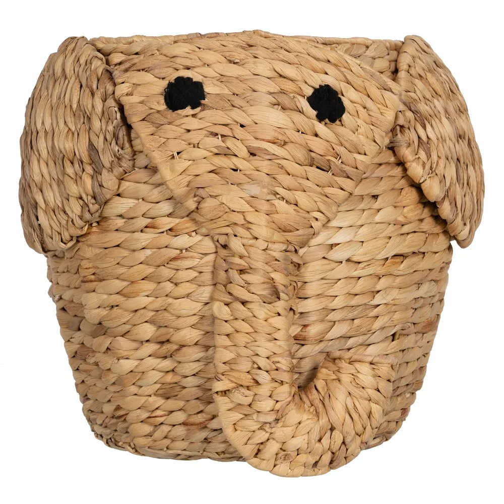 Coș de Depozitare cu Capac Elefant- Prietenii Animalelor | solutii organizare jucării| CreativDeco [7]