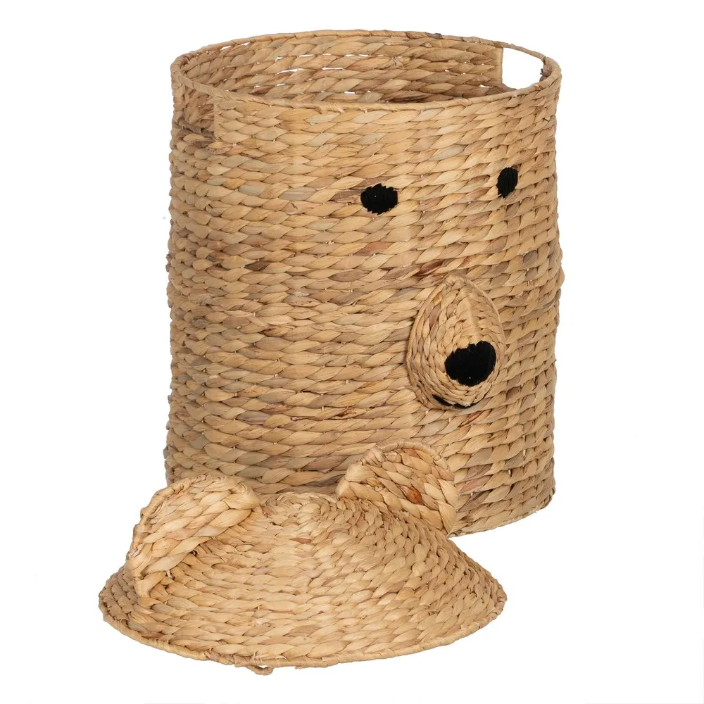 Coș de Depozitare cu Capac Ursulet- Prietenii Animalelor | solutii organizare jucării| CreativDeco [3]