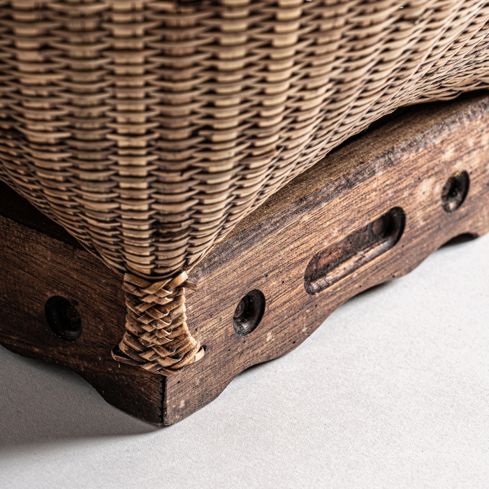 Cos decorativ ratan boho|Cosuri inalte naturale [3]