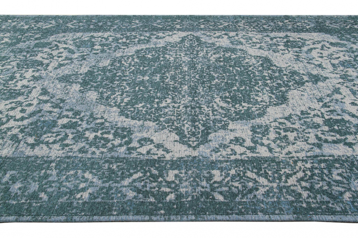 Covor albastru pentru living|Covoare vintage moderne [3]
