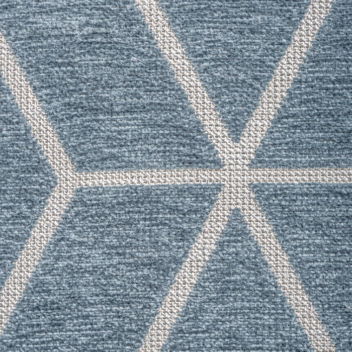 Covor albastru geometric|Covoare contemporane mari [3]