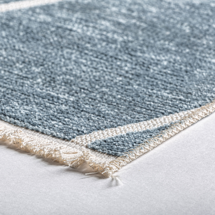Covor albastru geometric|Covoare contemporane mari [2]
