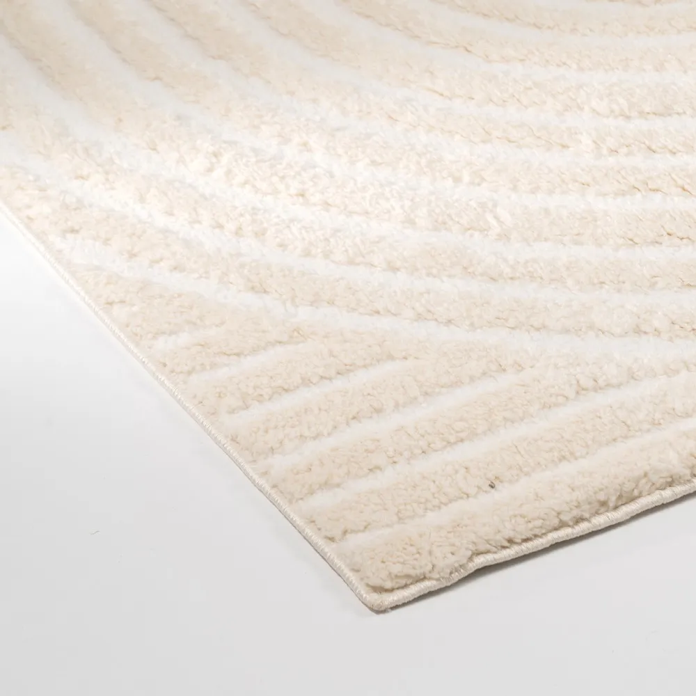 Covor Bej cu Model Geometric | Covoare Versatile | CreativDeco [5]