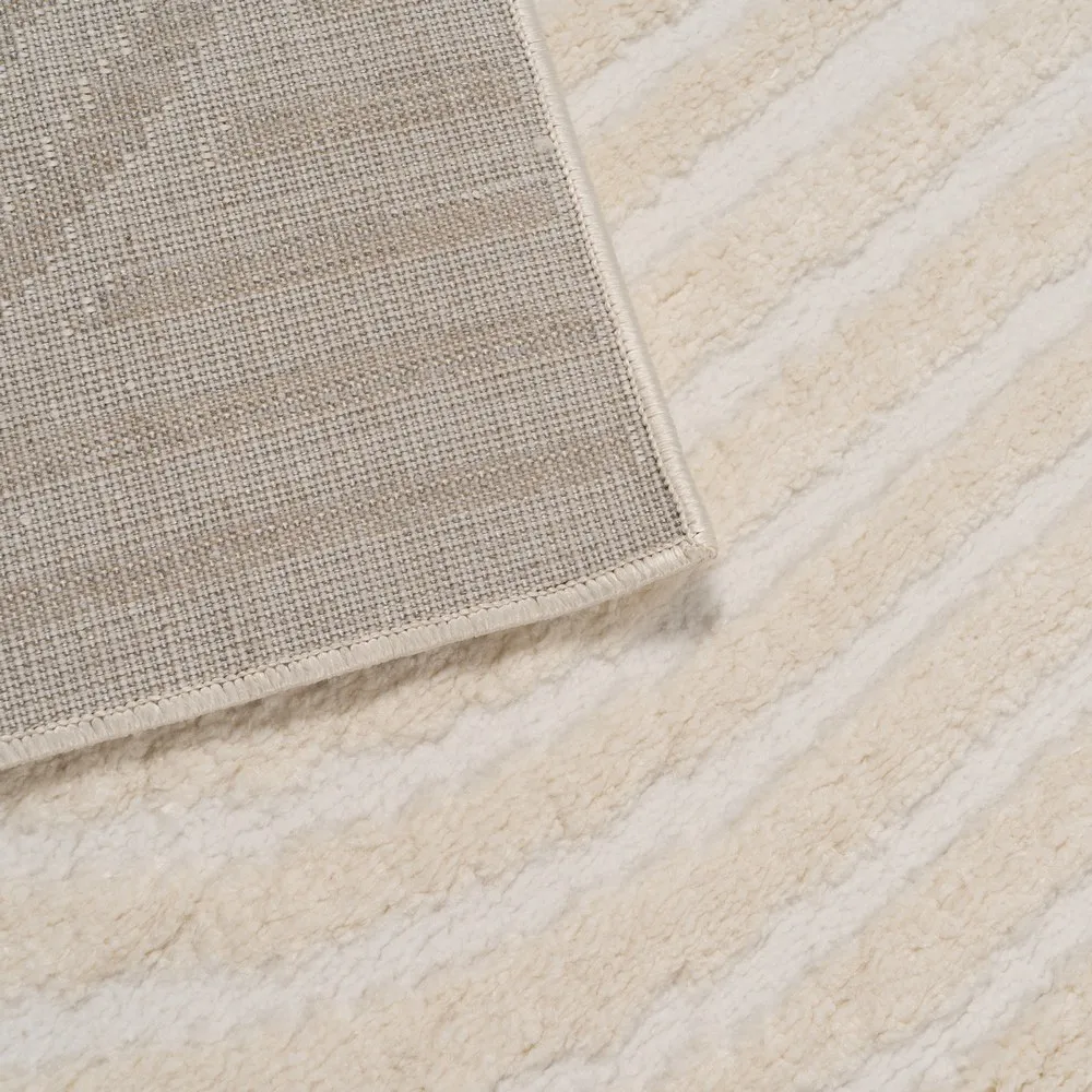 Covor Bej cu Model Geometric | Covoare Versatile | CreativDeco [2]