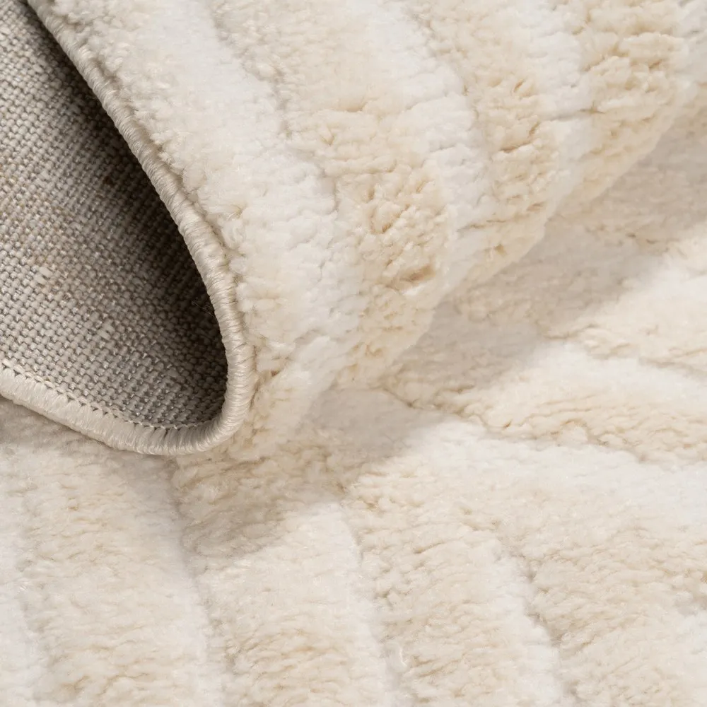 Covor Bej cu Model Geometric | Covoare Versatile | CreativDeco [4]