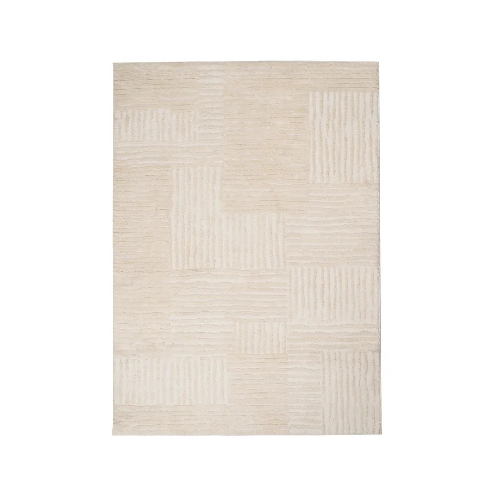Covor Geometric Bej | Covoare Moderne pentru Living | CreativDeco [1]