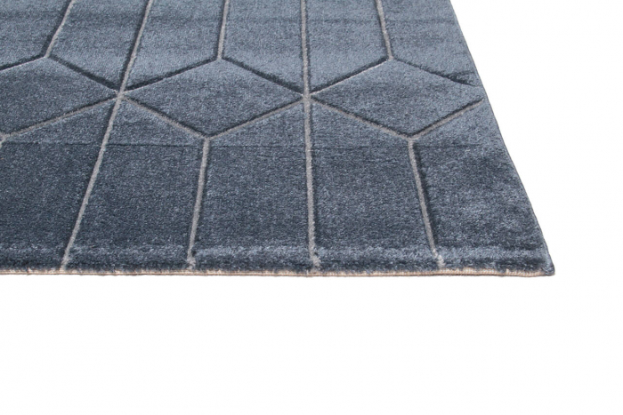 Covor contemporan bleumarin 3D|Covoare moderne premium [4]