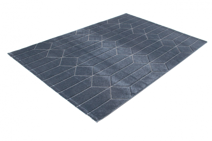 Covor contemporan bleumarin 3D|Covoare moderne premium [2]