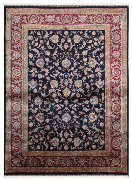 Covor persan bleumarin Qoum Shah|Covoare orientale mari [1]