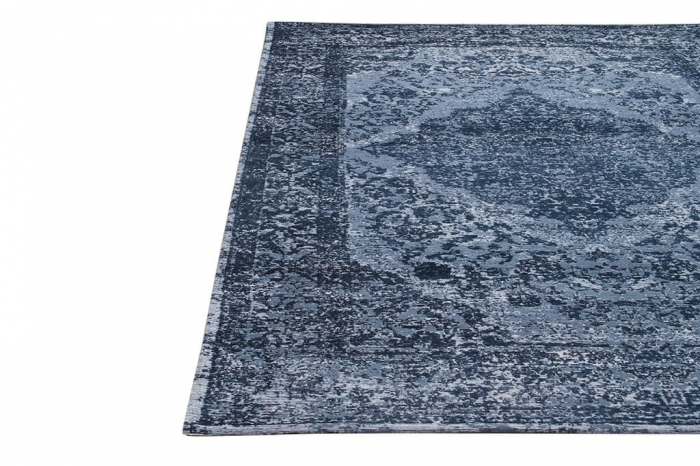 Covor bleumarin pentru living|Covoare vintage moderne [6]