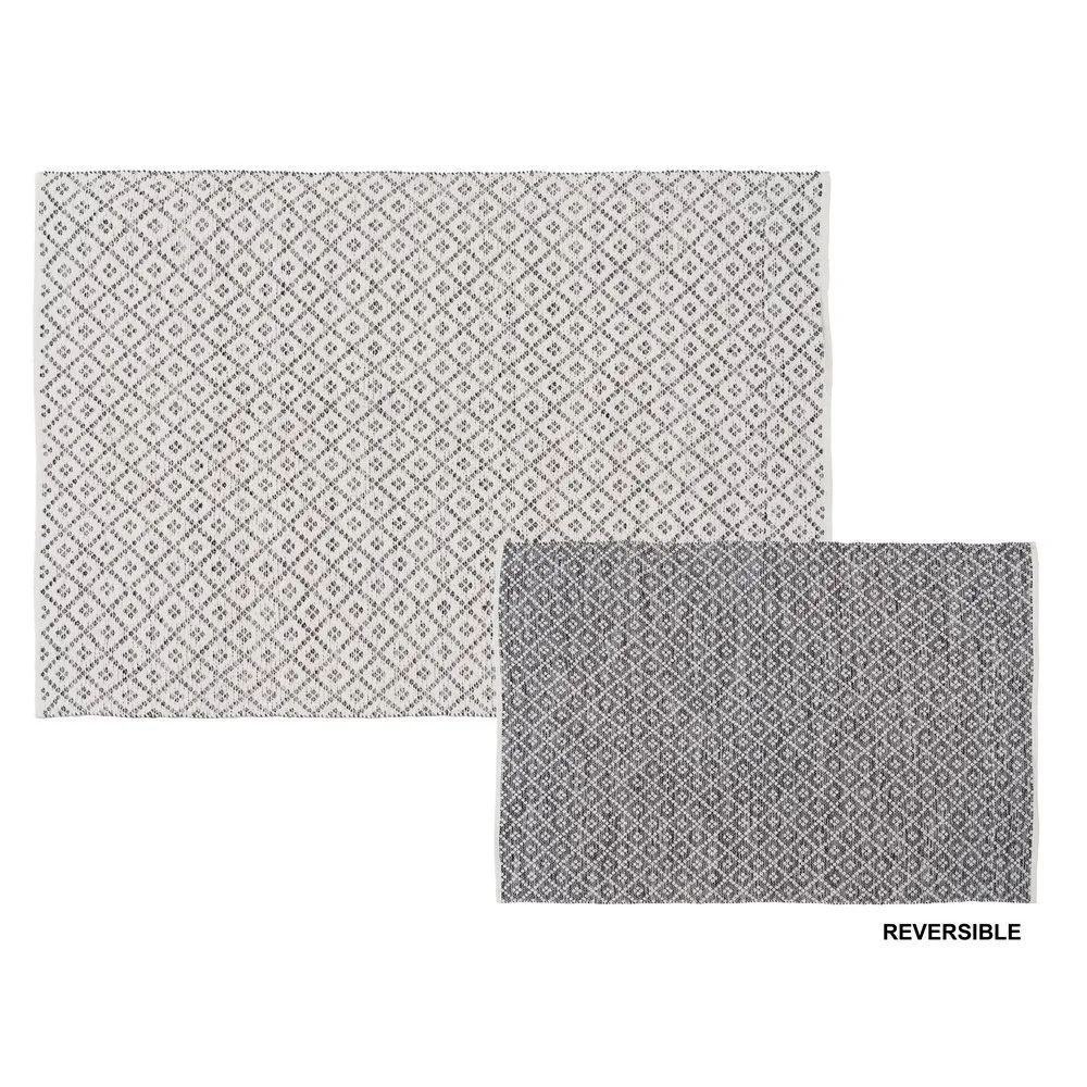 Covor Reversibil Mare Gri-Alb | Covoare pentru Spatii Ample [1]