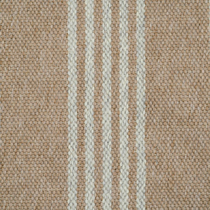 Covor cu dungi natural din polipropilena, dimensiune mare [12]