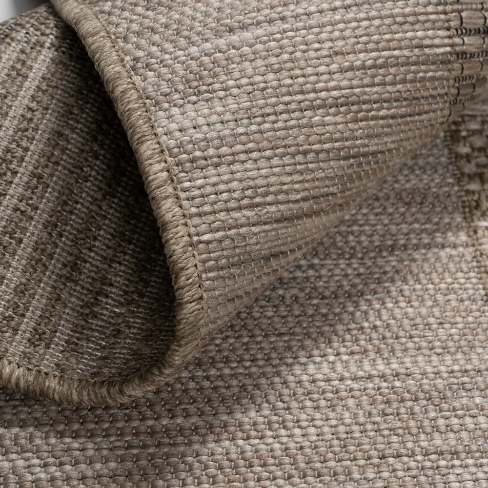 Covor exterior geometric bej mare | Covoare moderne [4]