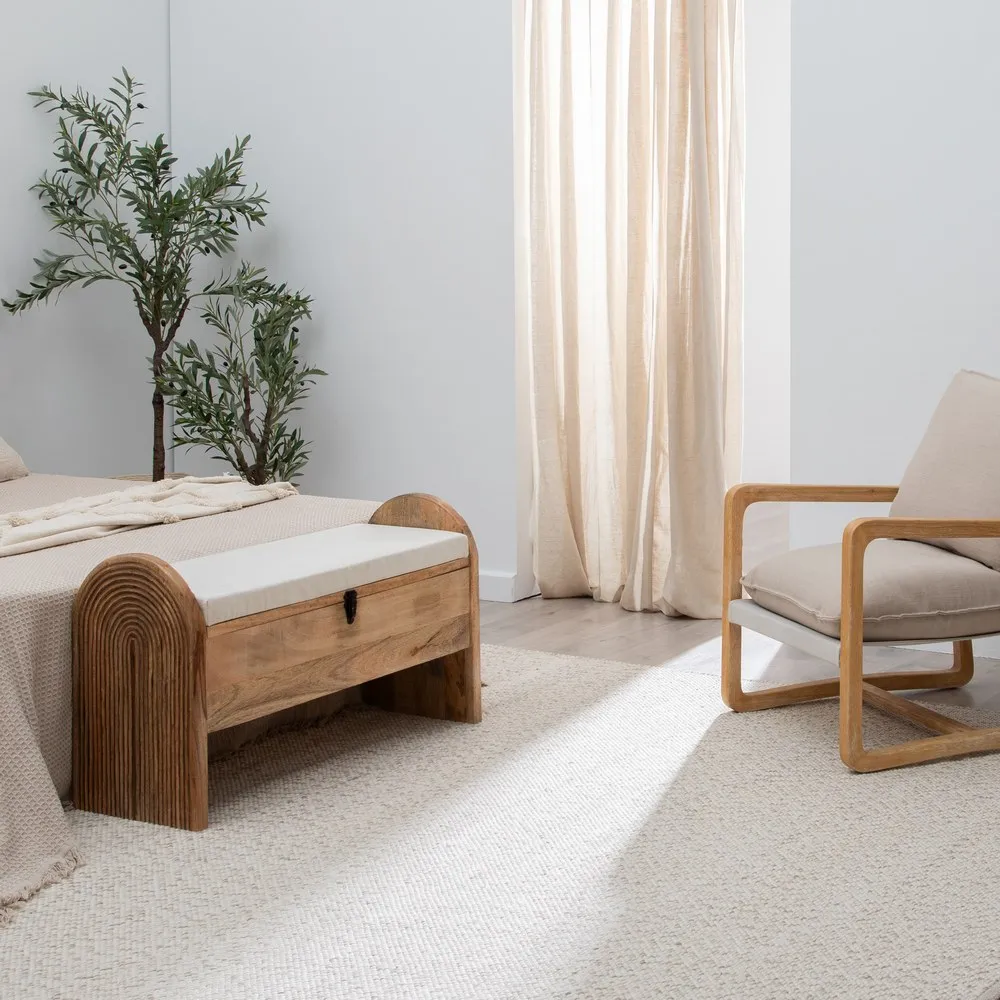 Covor crem tesatura unica | Covoare chic CreativDeco [6]