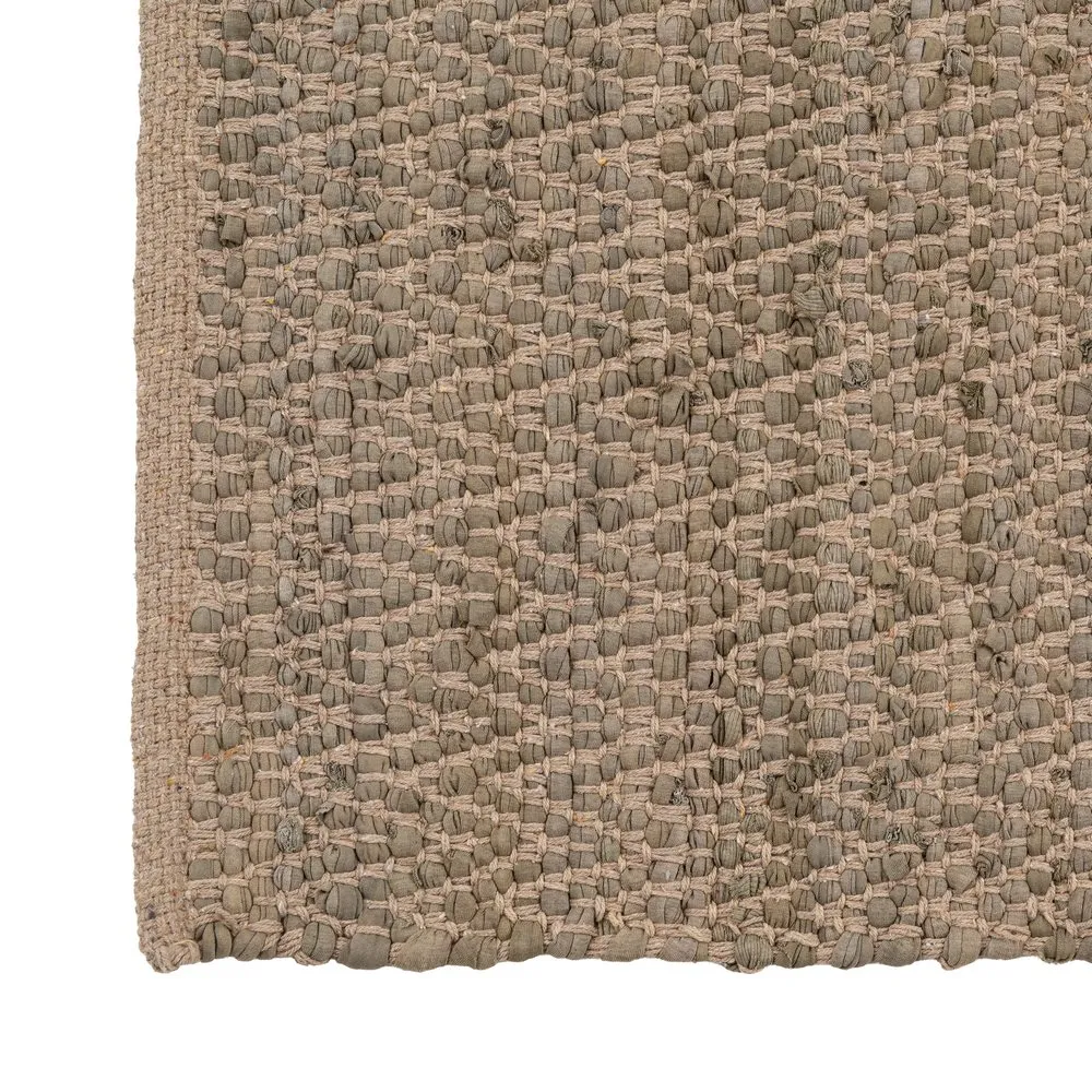 Covor din bumbac cu dungi gri-bej 160x230 cm [6]