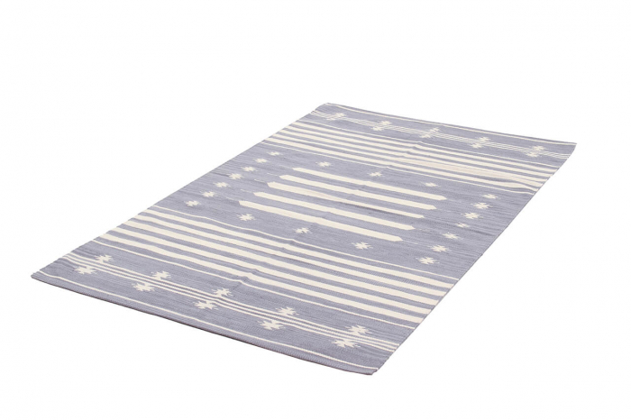 Covor gri pentru living|Covoare moderne din bumbac [4]