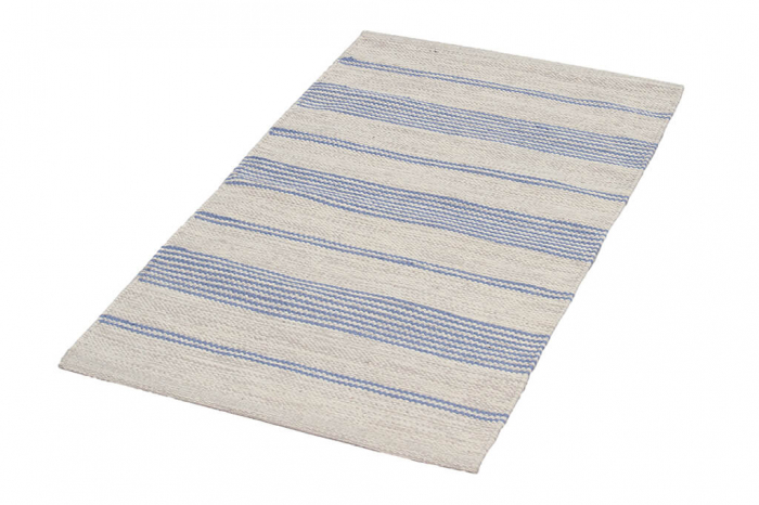 Covor albastru pentru living|Covoare moderne din bumbac [4]