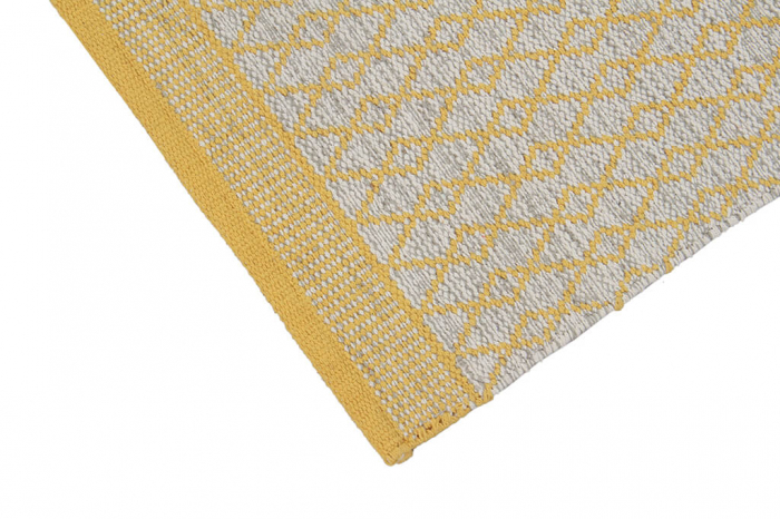 Covor rustic galben Bay|Covoare traditionale din bumbac [3]