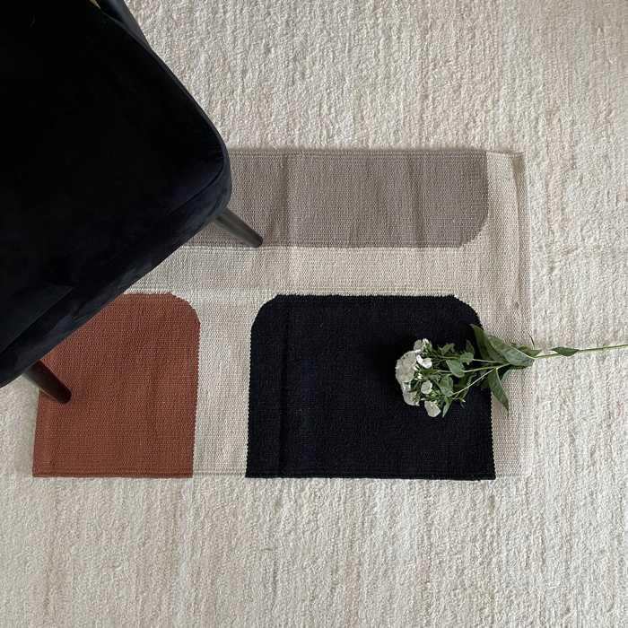 Covor Bumbac Ruginiu|Covoare Design Premium [2]