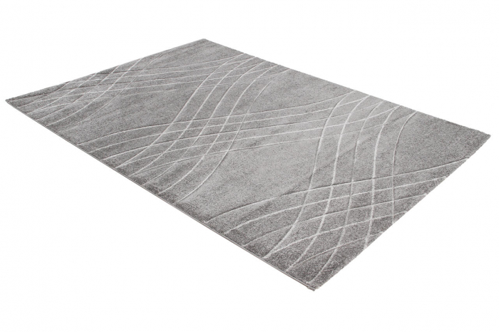 Covor contemporan geometric gri|Covoare moderne premium [3]