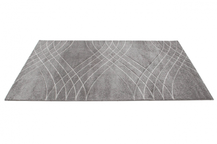 Covor contemporan geometric gri|Covoare moderne premium [4]