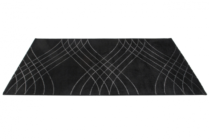 Covor contemporan geometric negru|Covoare moderne premium [4]