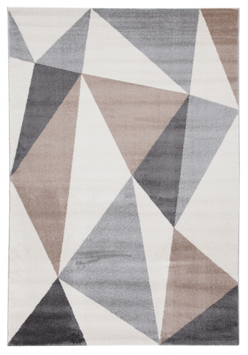 Covor modern geometric gri|Covoare contemporane premium [1]
