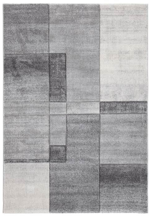 Covor modern geometric gri|Covoare contemporane premium [1]