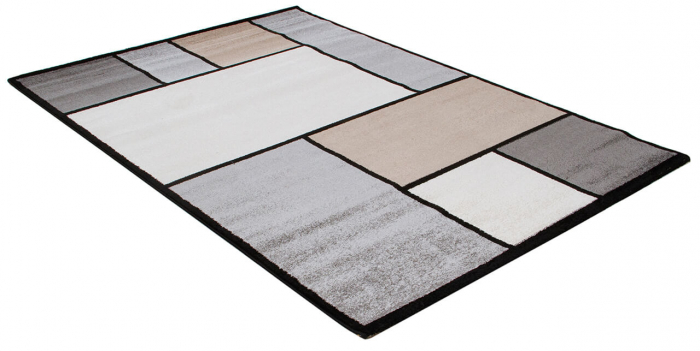 Covor modern geometric gri|Covoare contemporane premium [3]
