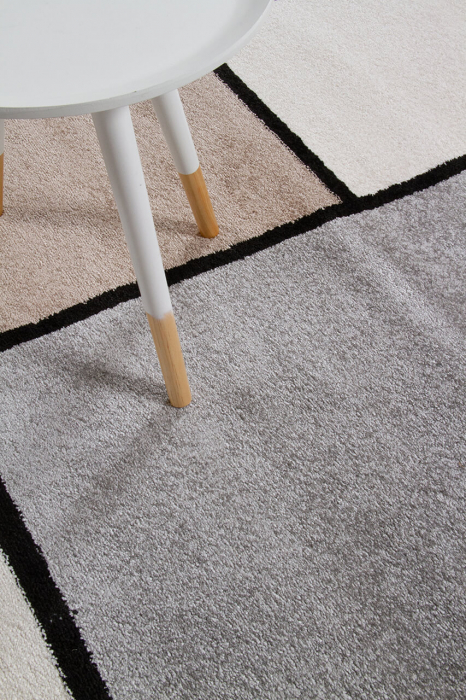 Covor modern geometric gri|Covoare contemporane premium [6]