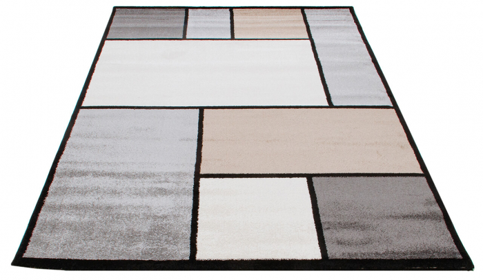 Covor modern geometric gri|Covoare contemporane premium [2]