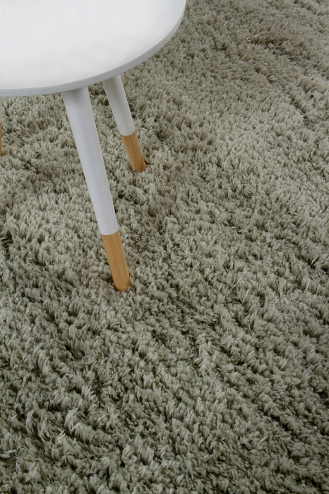 Covor modern pufos verde salvie|Covoare contemporane premium [6]