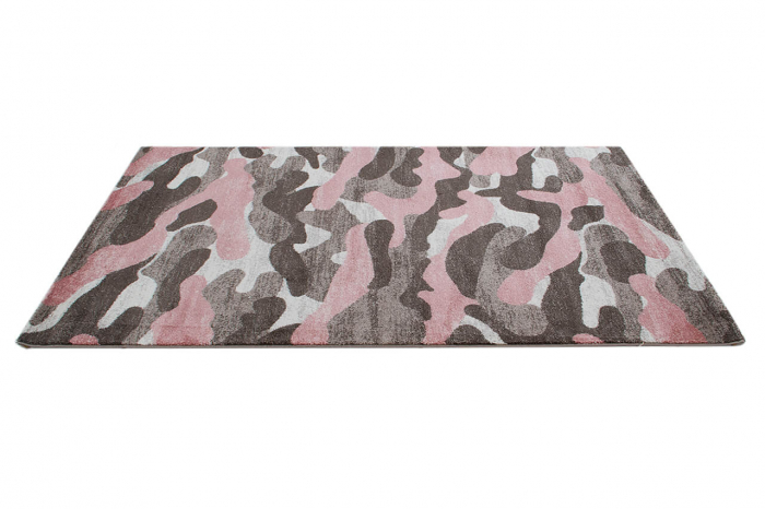 Covor modern camuflaj roz-gri|Covoare contemporane premium [6]