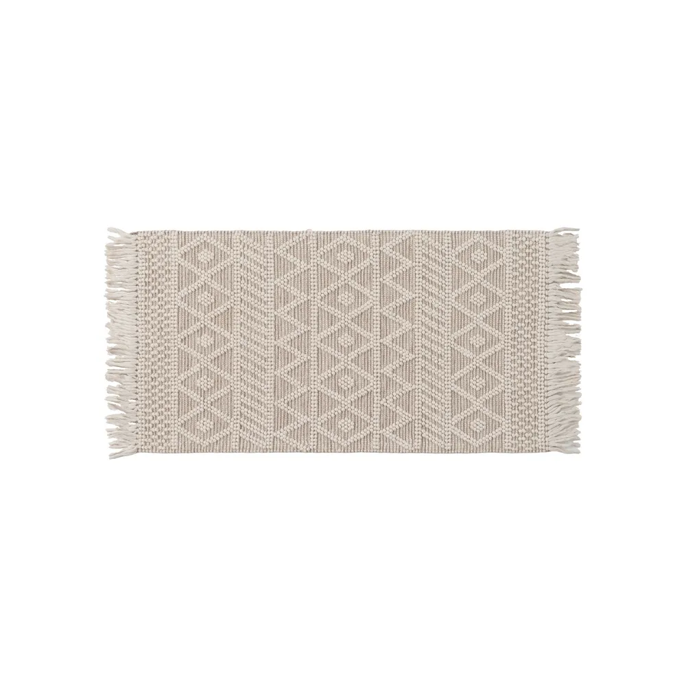 Covor lana crem etnic | Covoare elegante CreativDeco [3]
