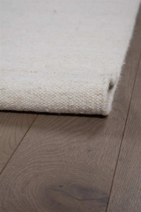 Covor rustic din lana alb|Covoare naturale premium [2]