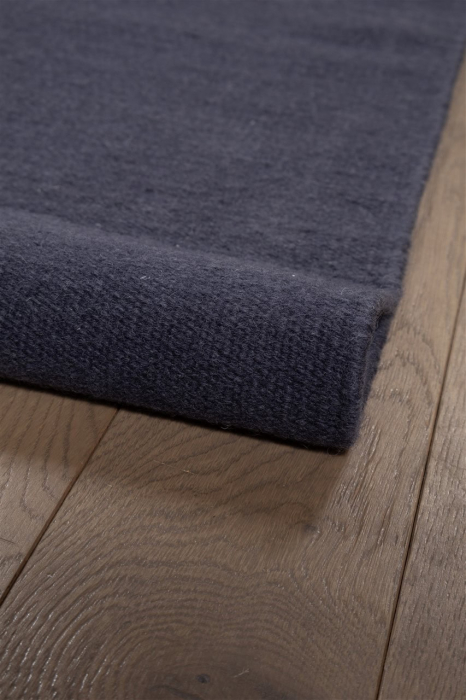 Covor rustic din lana bleumarin|Covoare naturale premium [7]