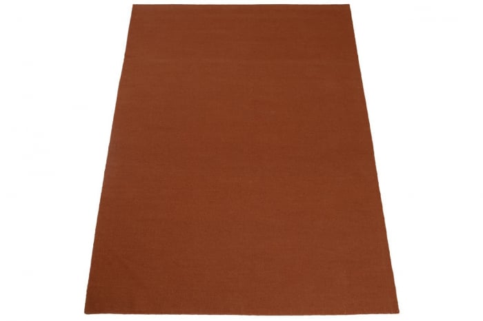 Covor rustic din lana teracota|Covoare naturale premium [3]
